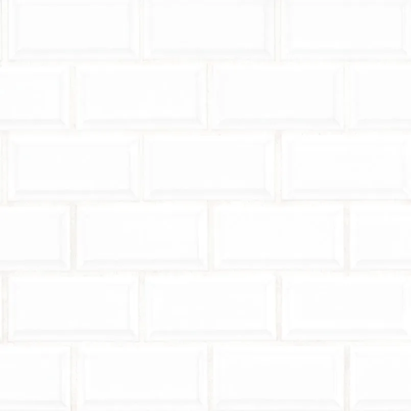 White 2x4 Beveled