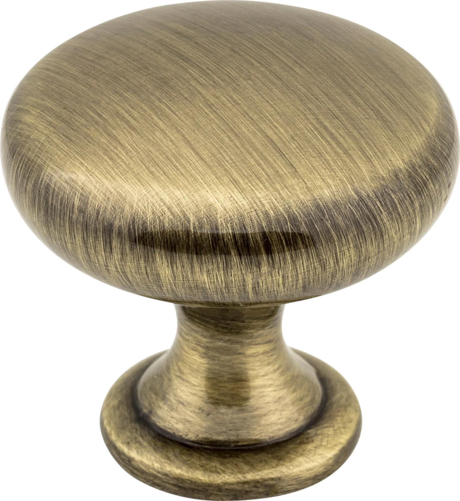 Madison Cabinet Knob in Brushed Oil Rubbed Bronze, decorative hardware, 1-3/16 inch diameter