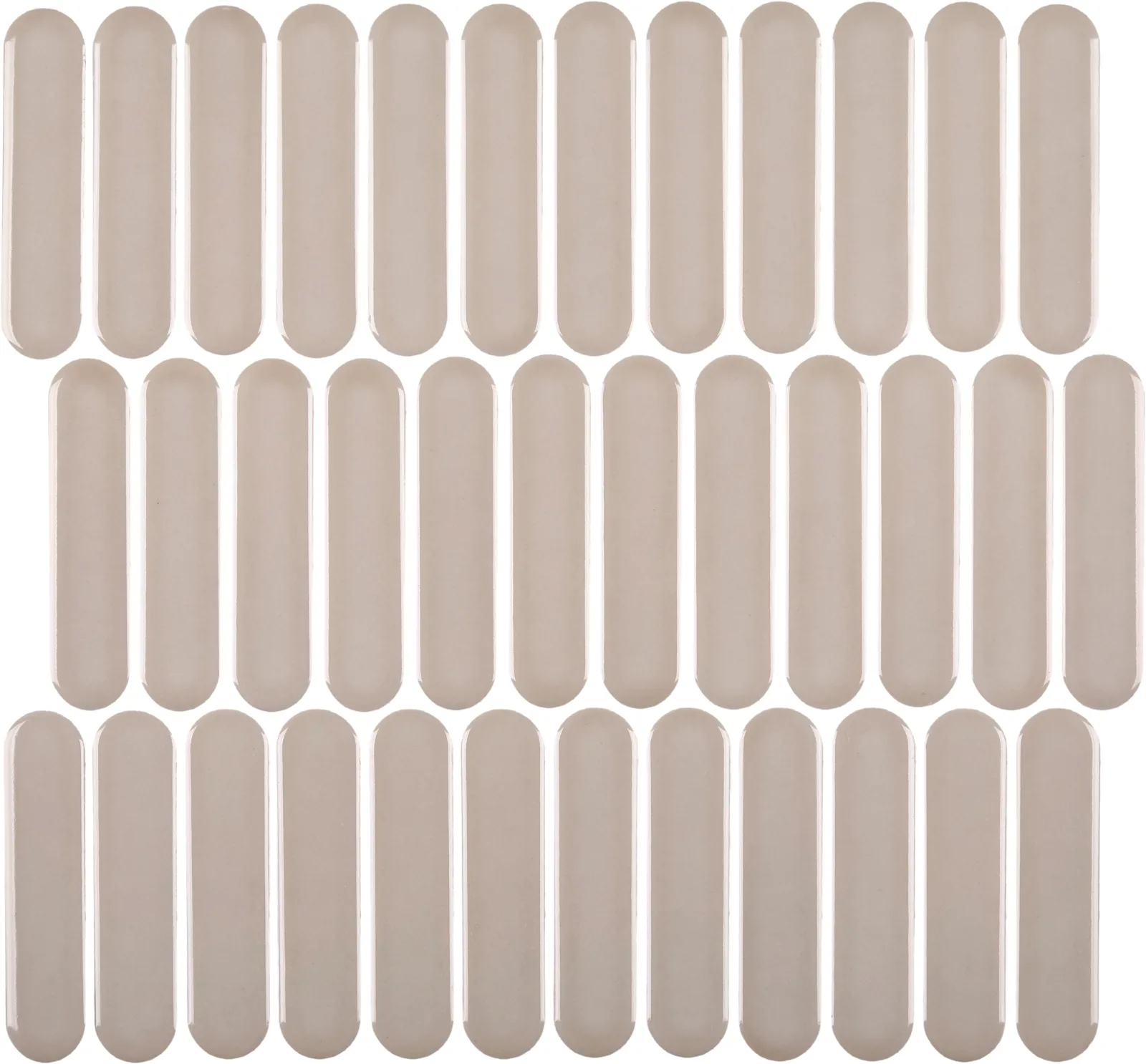 Bright Taupe Oval