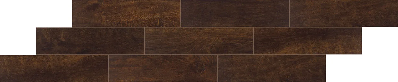 Daltile Platinum Dark Brown 6X24, Matte, Plank Wood Look Tile
