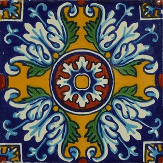 L118 - El Mar Talavera Tile
