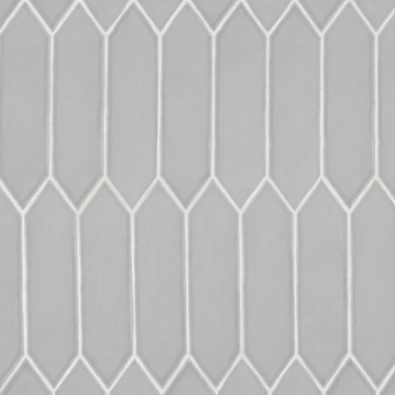 Grey Reine Ceramic Backsplash Tile 3x12 Matte Finish for Walls and Shower Walls