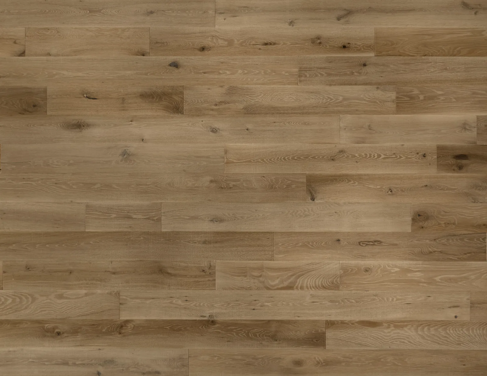 Maison Normandy Engineered Hardwood in Bistro, Brulee, Brioche colors, 9/16" thickness, 7" width, high-quality engineered hardwood material.