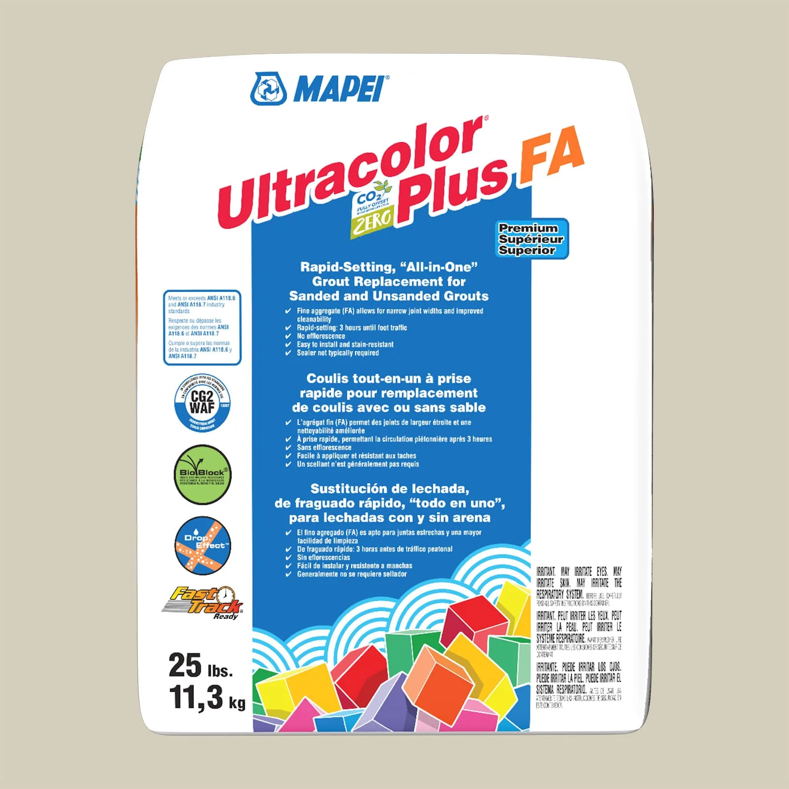 Mapei Ultracolor Plus FA Biscuit #5014 All-in-one Grout (25-lb)