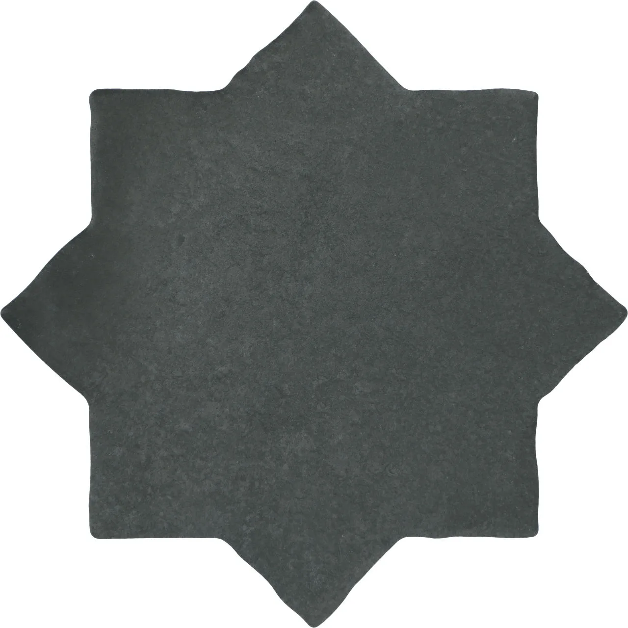 Marazzi Constellaire Nebula porcelain tile in Nebula color, 6x6 and 8x8 sizes, glazed finish, star and cross shapes, matte surface.