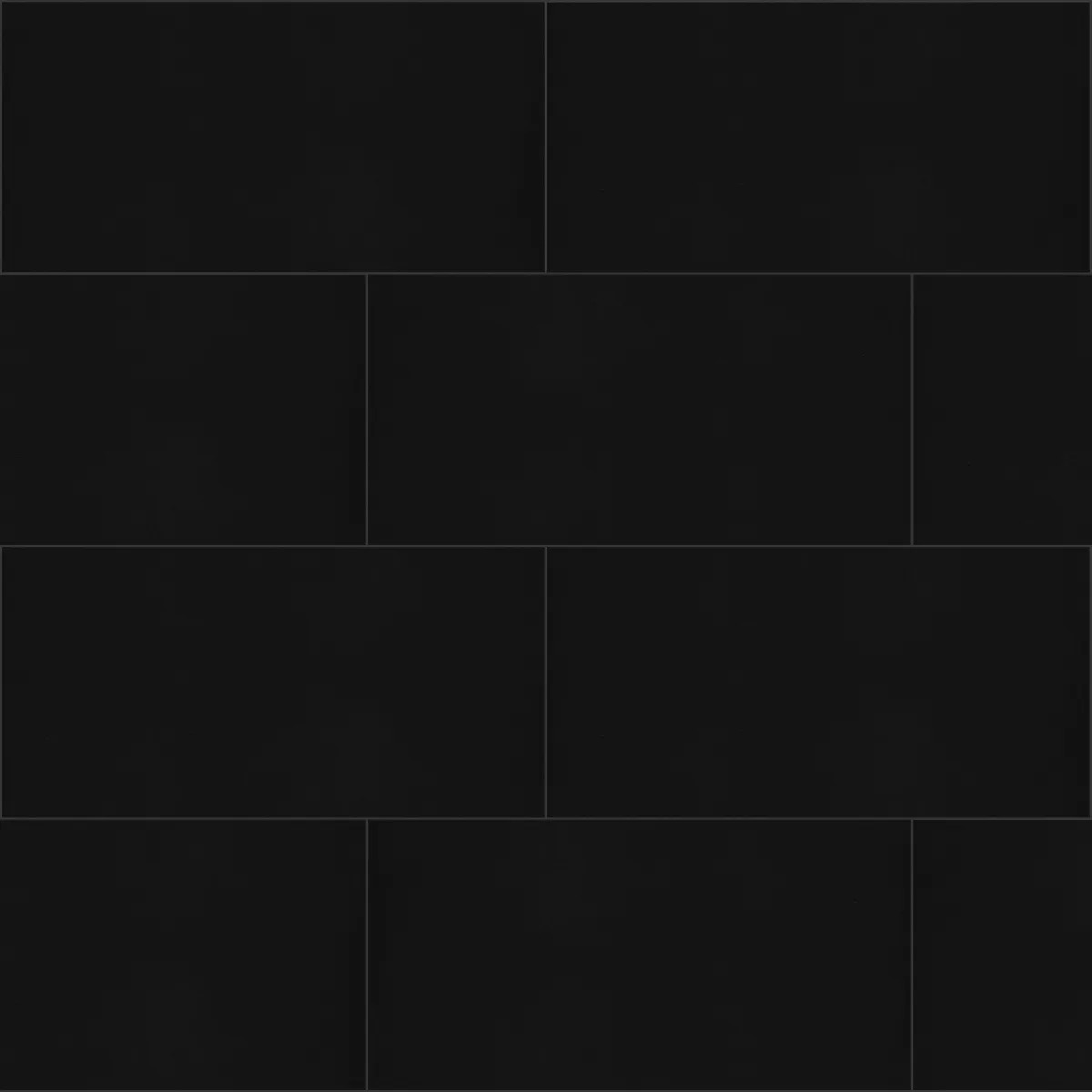 Times Square Matte Porcelain Tile in black and white, 12x12 square, matte finish, durable porcelain material