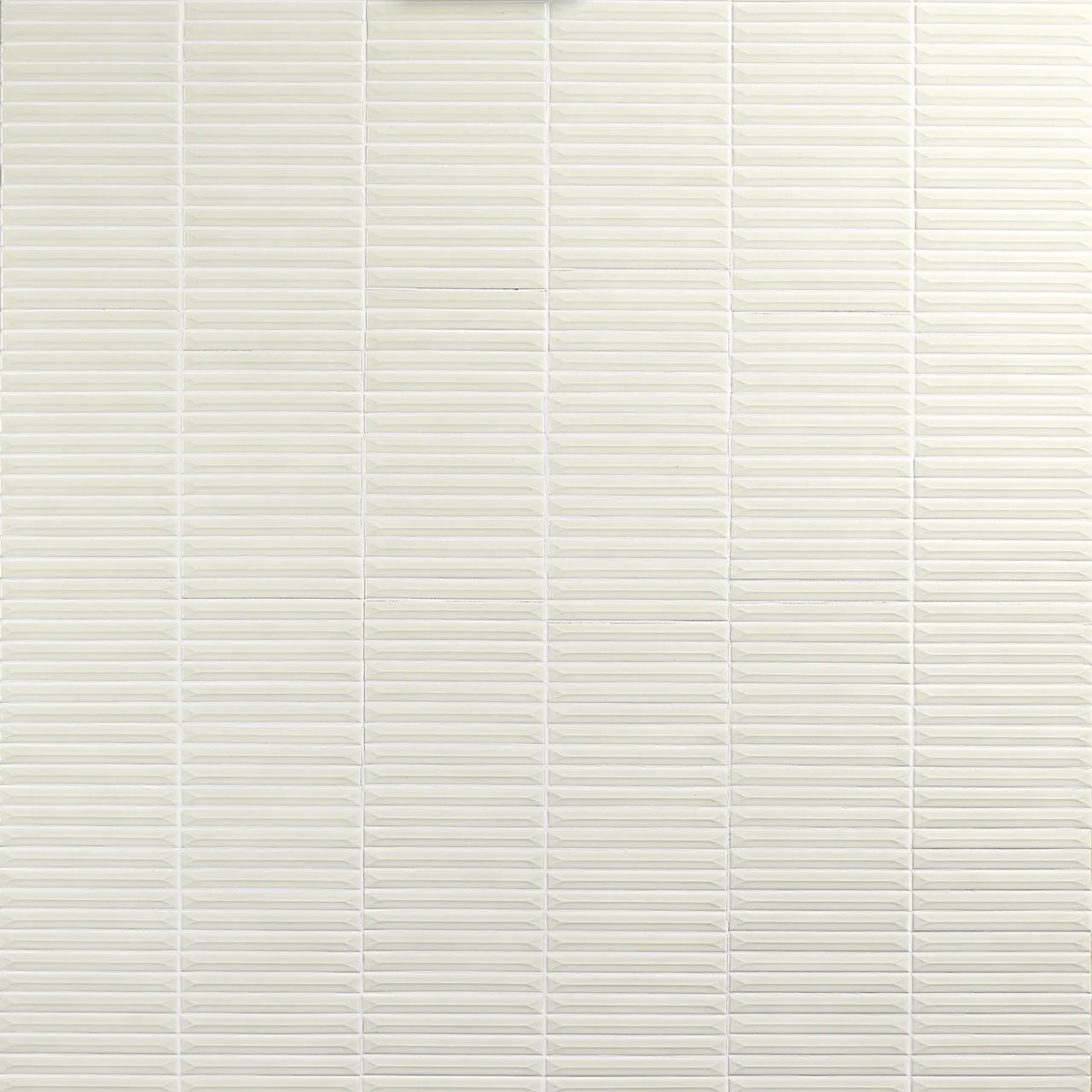 Daltile Artefino Vintage Pearl 1/2X6, Glossy, Pyramid Mosaic Tile