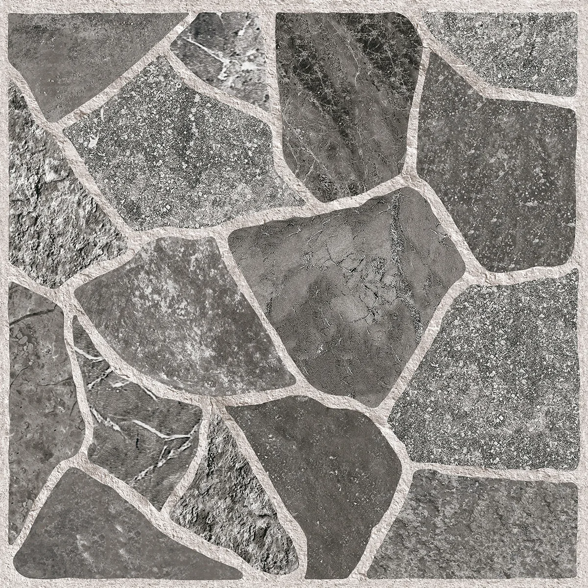 Topstone Grey porcelain tile 13x13 size in a sleek grey finish, perfect for floor and wall applications