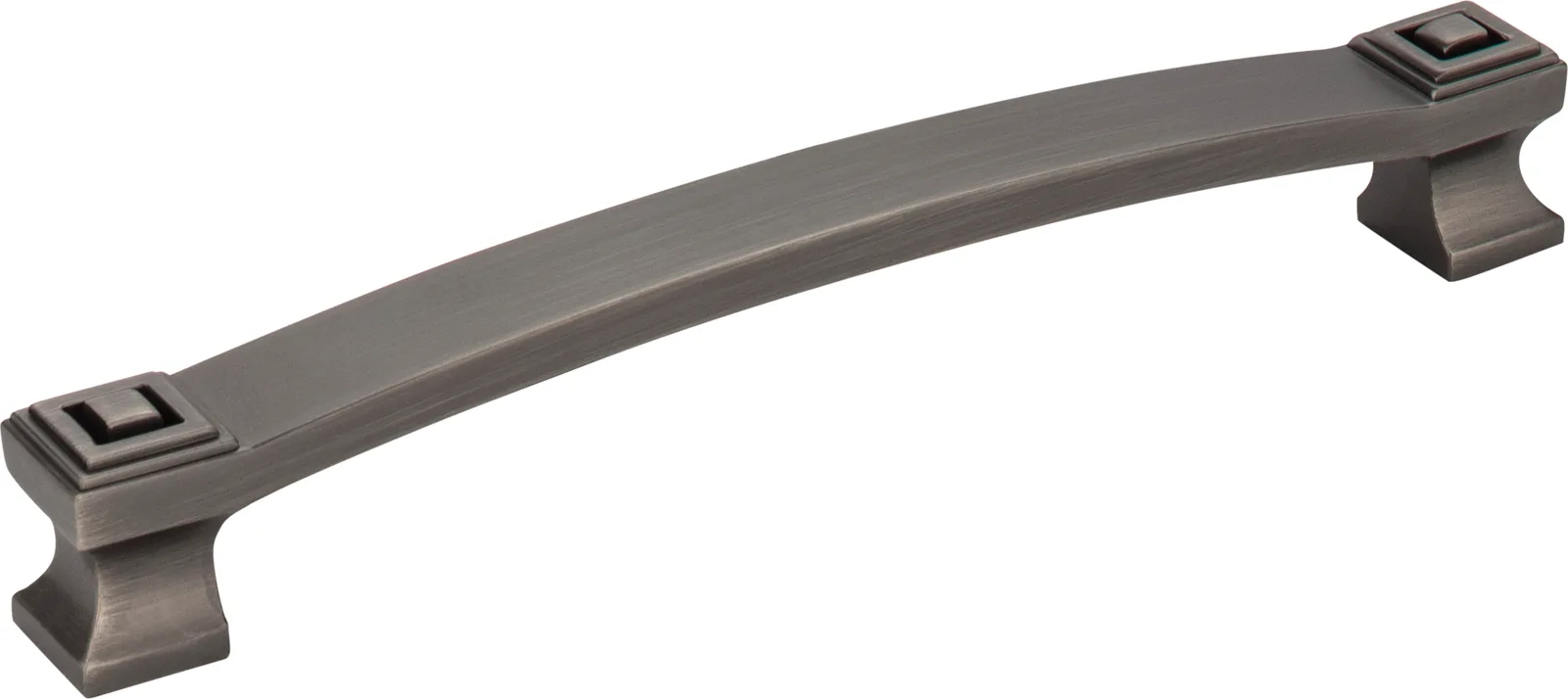 Delmar Cabinet Pull-160 in Distressed Pewter finish, 7-1/16 inch overall length, decorative hardware for cabinets