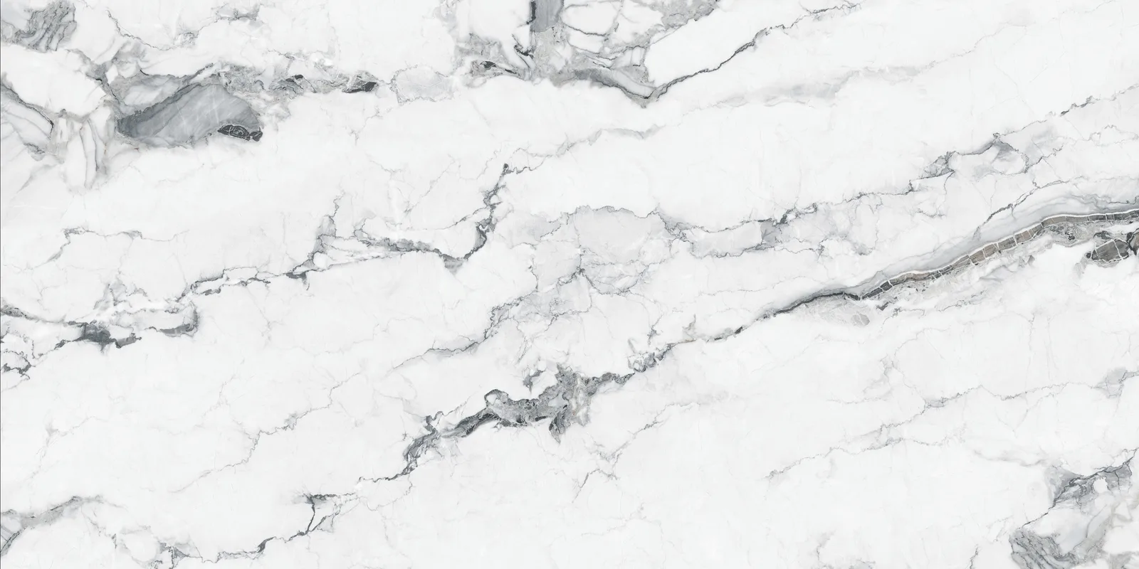 Graphite Cascade Quartz Countertop in 9x3 size, E Quartz material with printed surface finish