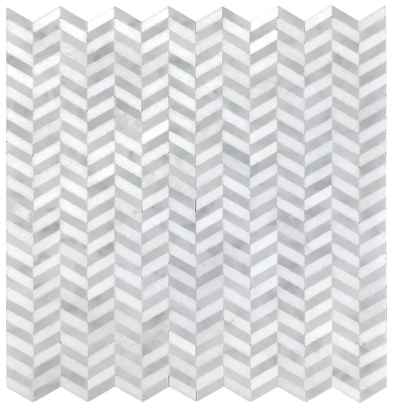 Chevron Carrara Thassos