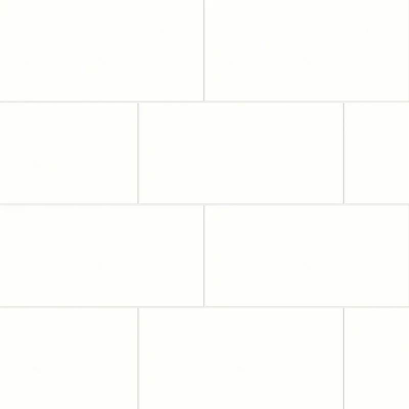 Plain White Porcelain Tile 24x24 and 12x24 in Matte and Polished finishes, durable and stylish for floors and walls