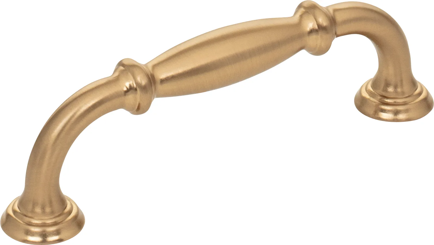 Tiffany Cabinet Pull-96 in Brushed Oil Rubbed Bronze, decorative hardware for cabinetry, 96 mm center to center