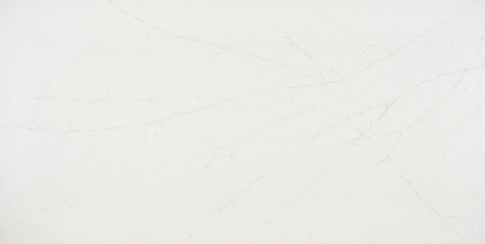 Pilar Quartz Countertop in soft white with dynamic grey veining, 2CM and 3CM thickness options, perfect for residential and commercial use.