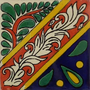 L61 - Morelia Verde Talavera Tile 4x4 glazed ceramic in vibrant green finish