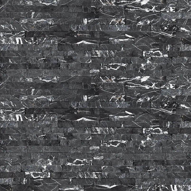 Marquina Nero Splitface Panel