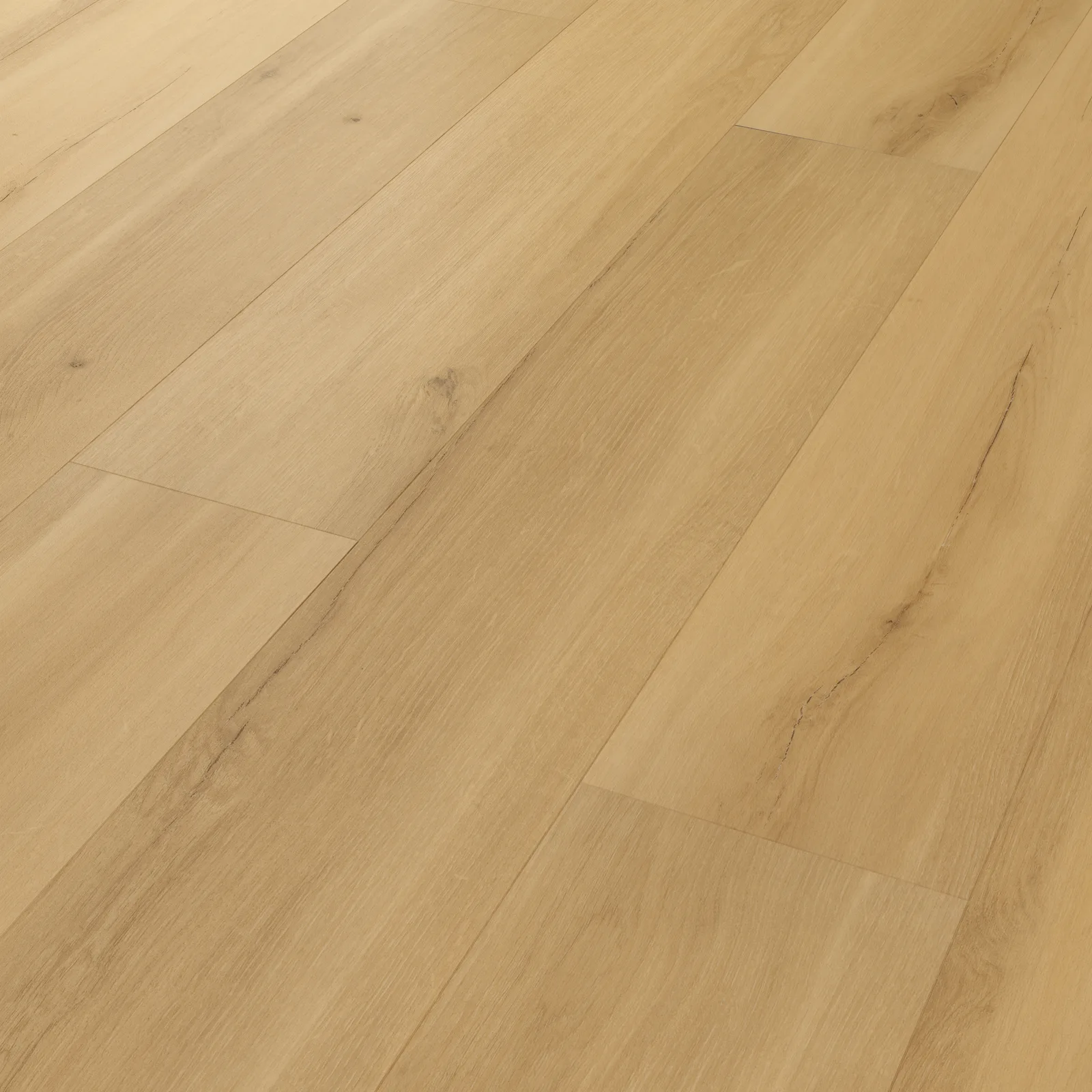 Swiss Oak luxury vinyl plank in Truffle color, 8mm thickness, 7" x 48" size, made of durable luxury vinyl material.