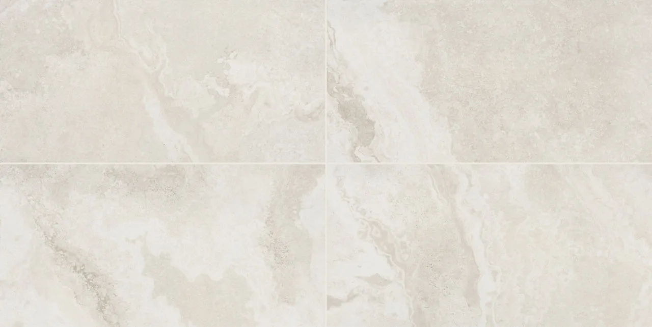 Daltile Archaia Relic White 12X24, Matte, Rectangle Porcelain Tile
