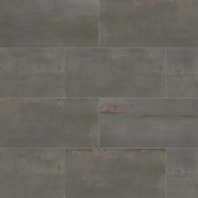 Lead porcelain backsplash and wall tile, matte finish, 12x24 and 23.5x47 sizes, rectangular shape