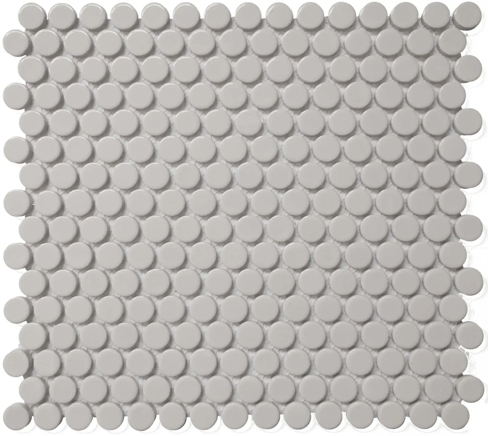 Bright Gray Penny Round