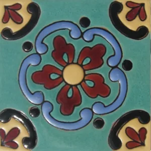 Altamira "La Paz" Handcrafted Relief Mexican Tile