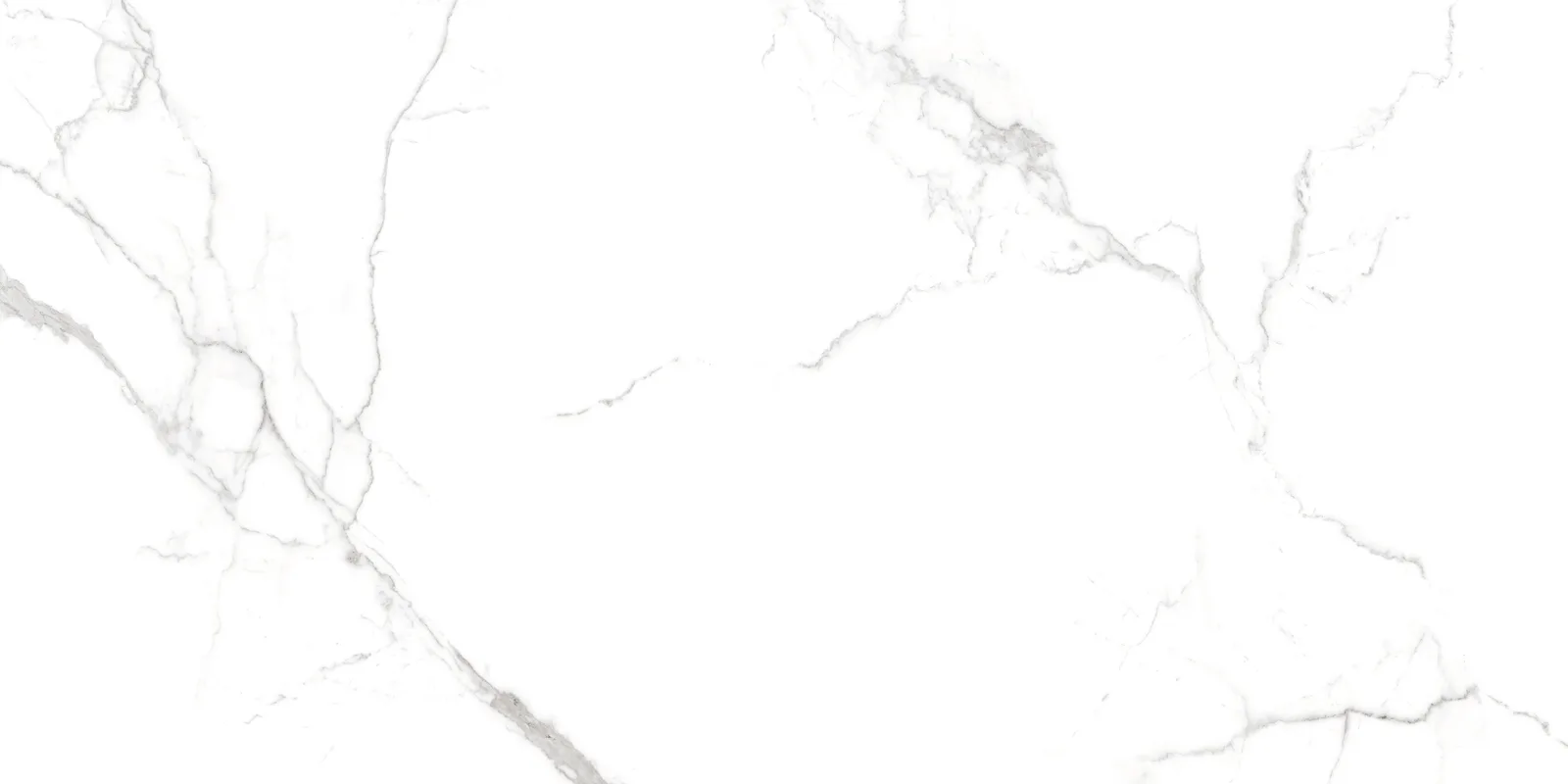 Carrara Nuevo porcelain tile in white marble finish, available in sizes 12x24 and 24x48, made by Goton Tiles