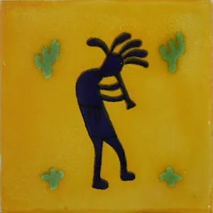 L108 - Terracotta Hombre Talavera Tile