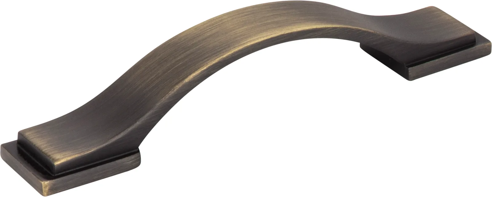 Mirada Cabinet Pull 96 in Oil Rubbed Bronze finish, decorative hardware, 5-9/16 inch overall length, 96 mm center-to-center