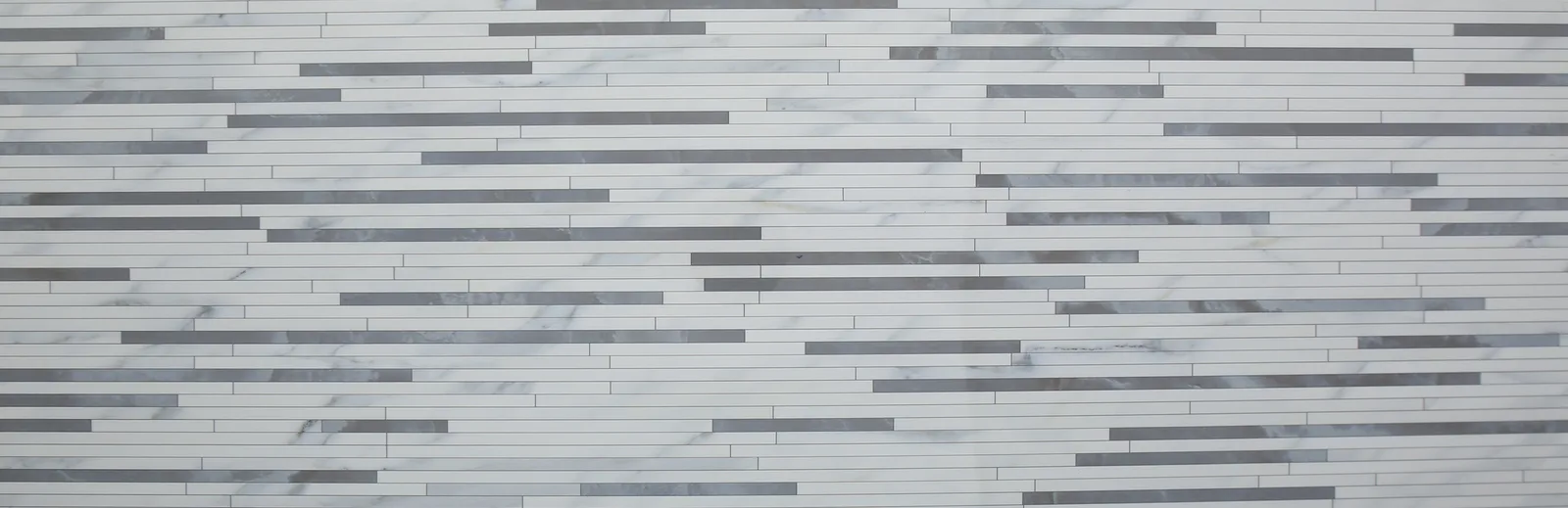 Metro Mix Light Grey Ceramic Tile 12x36 glossy finish