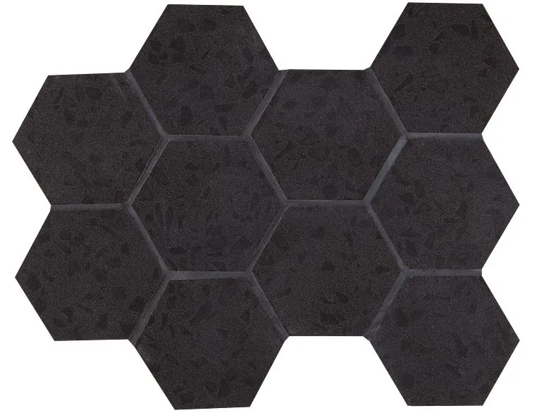 Terrazzo Black Hex
