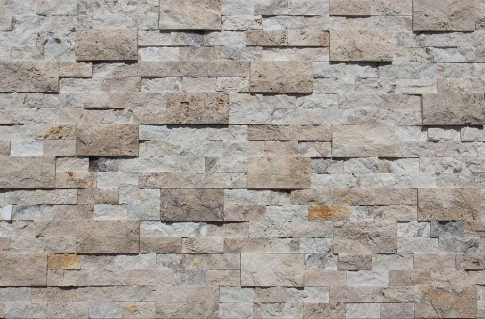 River Natural Stone Ledger Panel 6″ × 24″, Split Face, Flat Panel Stacked Stone