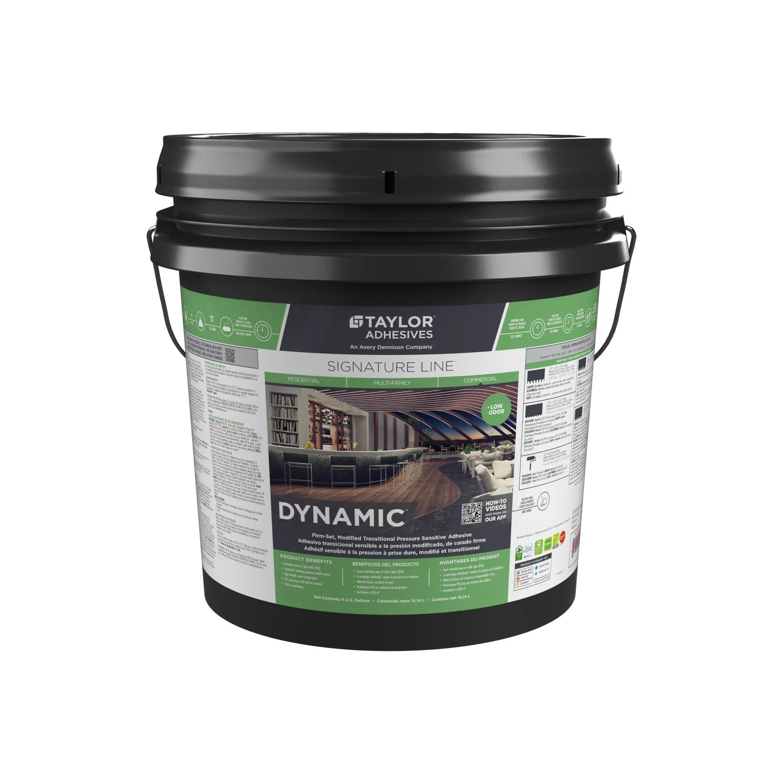 Taylor Dynamic Pressure-Sensitive LVT & Vinyl Adhesive