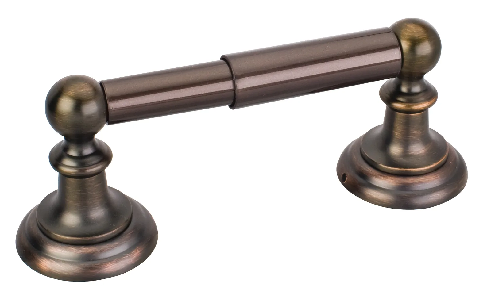 Elements Conventional Paper Holder in Brushed Oil Rubbed Bronze, 6-1/2" center to center, bath hardware