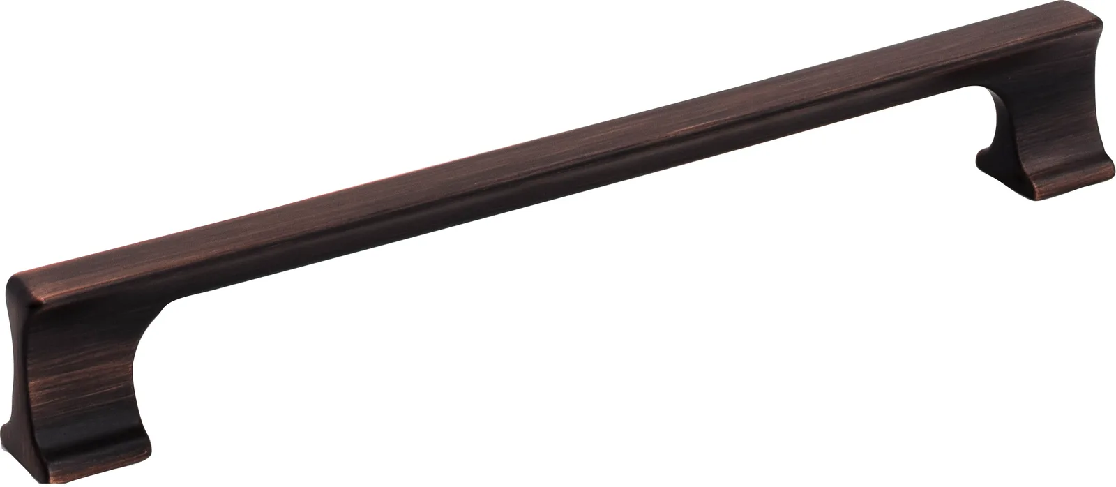 Sullivan Cabinet Pull in Brushed Oil Rubbed Bronze, 5-13/16" overall length, decorative hardware for cabinets
