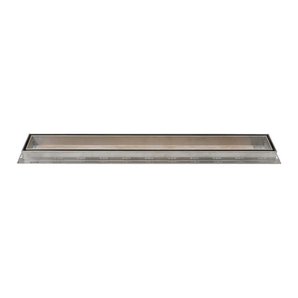 Schluter Kerdi-Line 7/8 in. Thin Frame Tile Grate Floor Installation Kit KLTFH22E60, no color, modern design