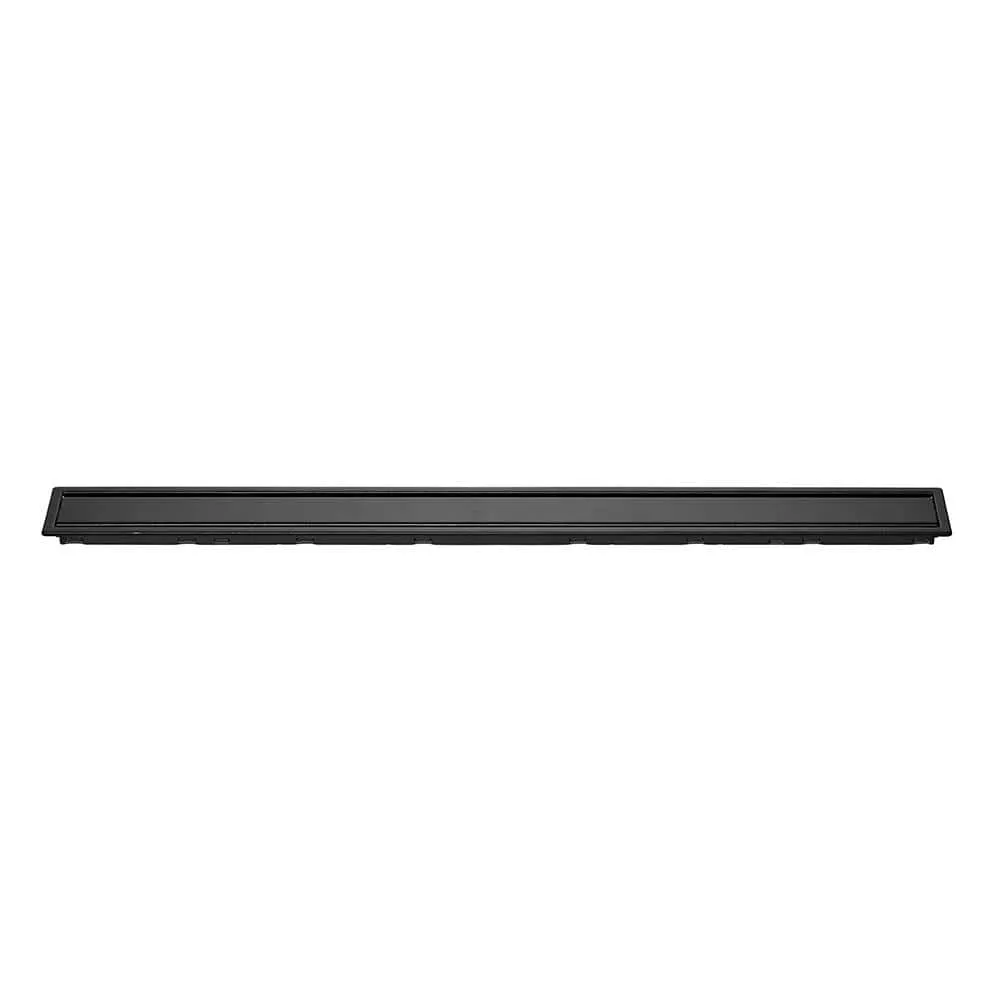 Schluter Kerdi-Line Matte Black 23-5/8 in. Linear Drain Grate Assembly Kit