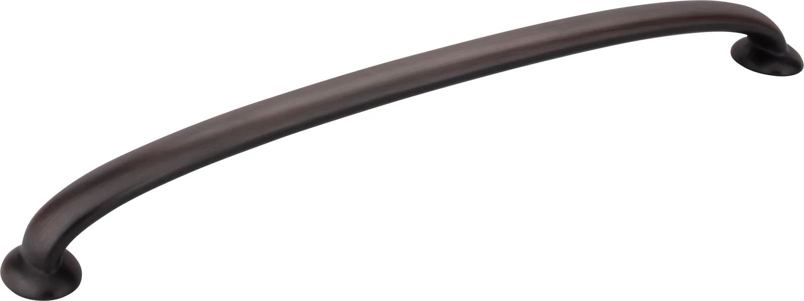 Hudson Appliance Handle-12 in Brushed Pewter, decorative hardware, 13 inches overall length, 12 inches center to center