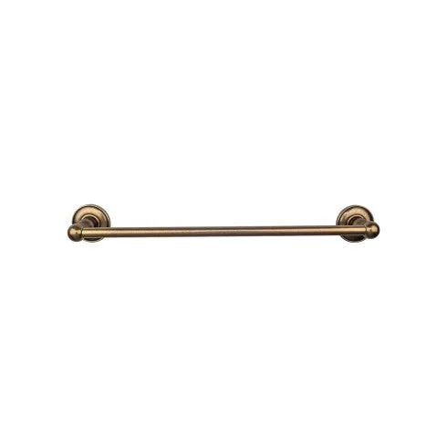 Edwardian Bath Towel Bar Single - Plain Bplate