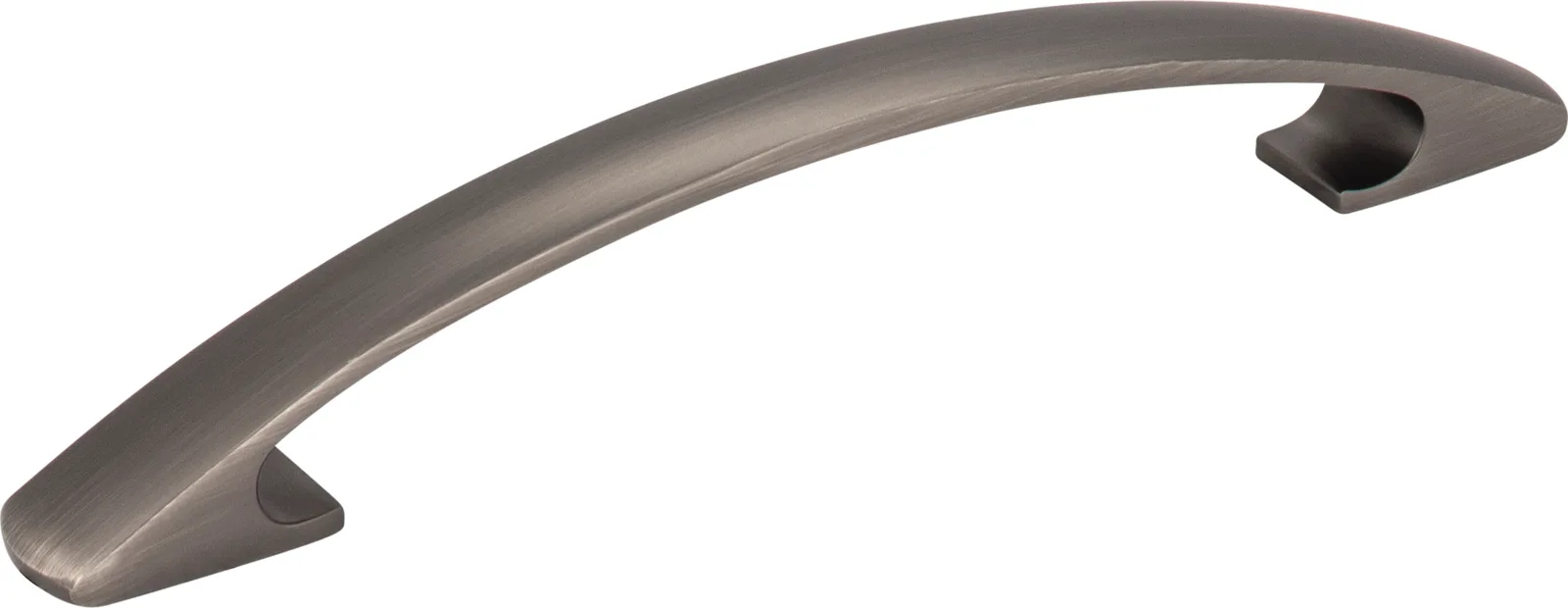 Strickland Cabinet Pull 128 in brushed pewter finish, 128 mm center-to-center, decorative hardware