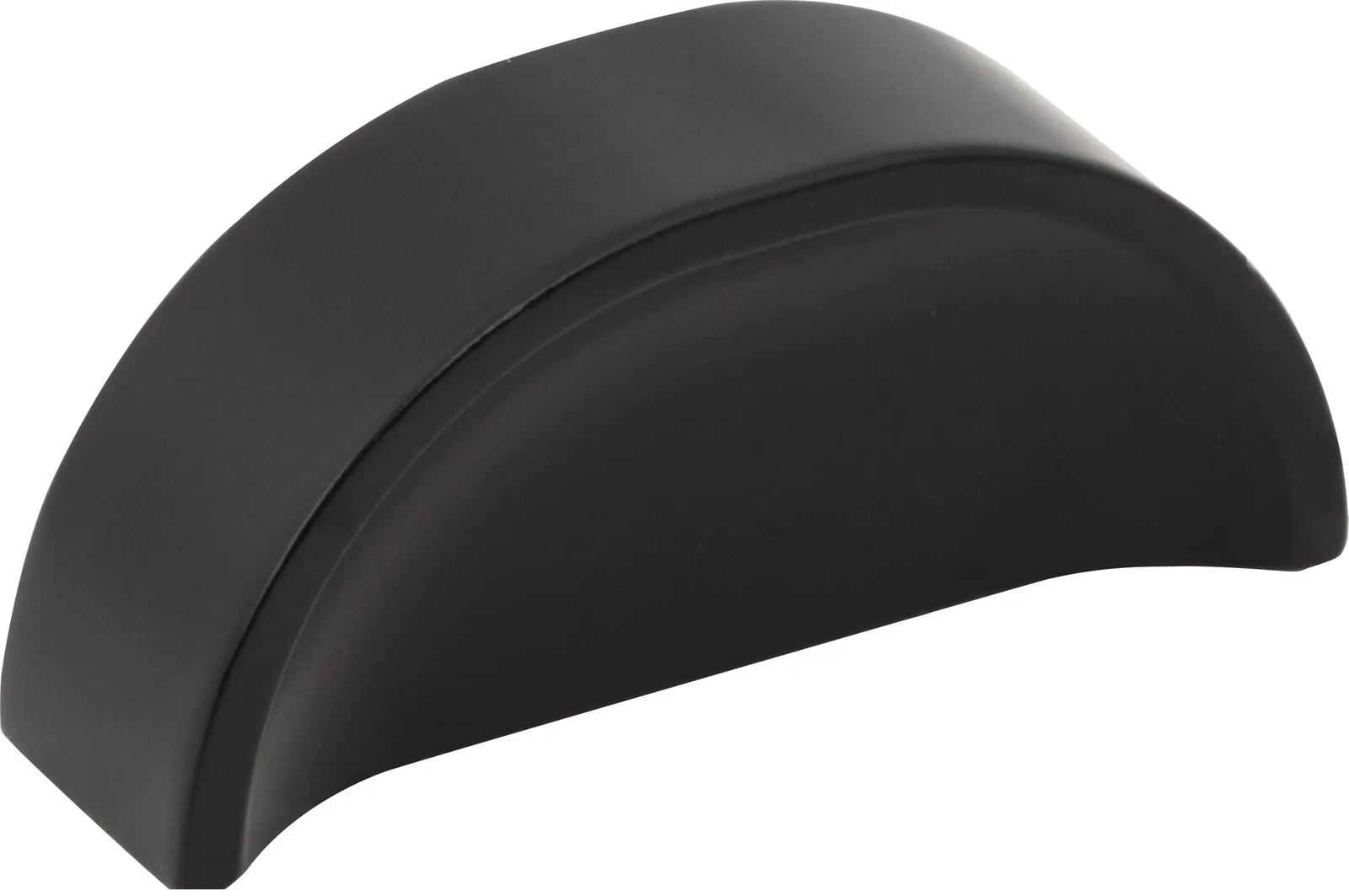 Elara Cabinet Knob in Matte Black, 1-1/4" diameter, decorative hardware for cabinets
