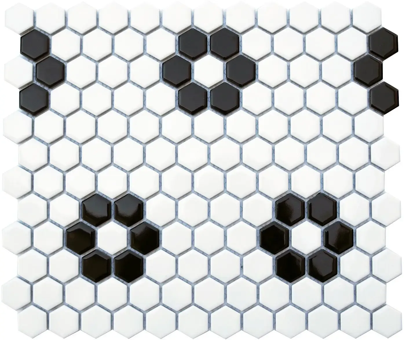 Matte Flower Hexagon