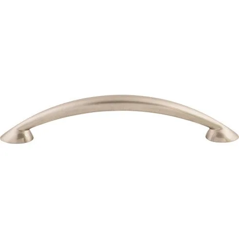 Newport Pull in Brushed Satin Nickel, Flat Black, and Polished Chrome finishes, decorative hardware for cabinetry