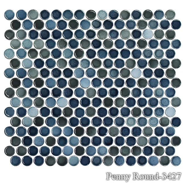 Penny Round Series Pool Tile