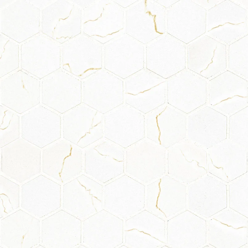 Miraggio Gold 2x2 Hexagon