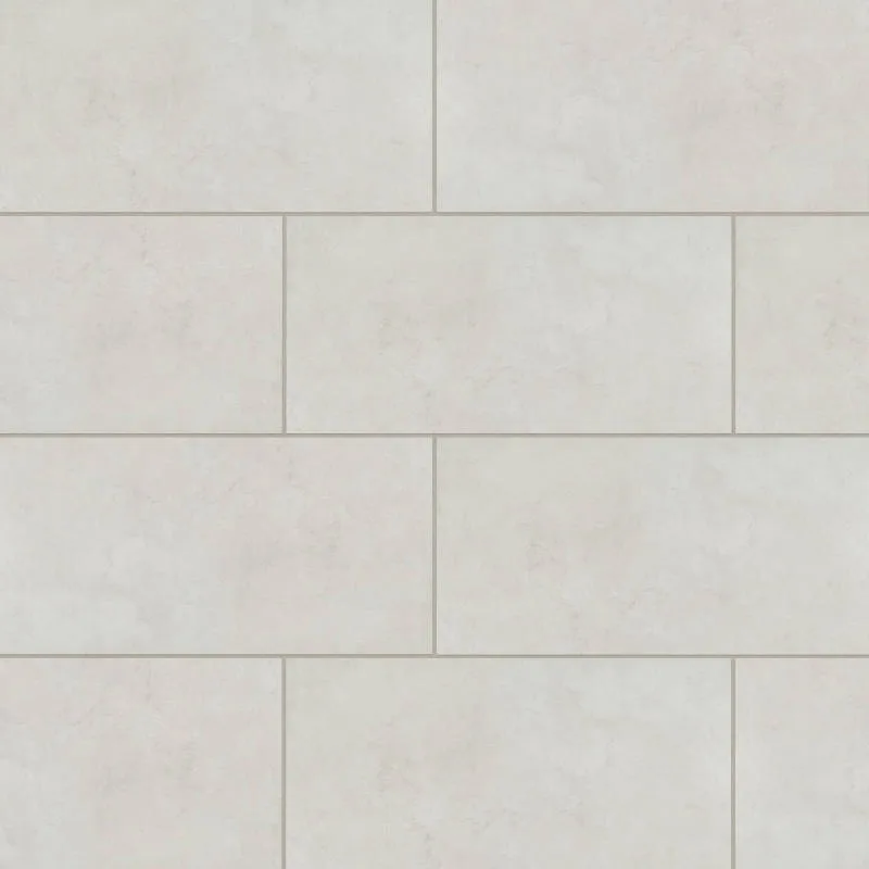 Soft Grey porcelain tile 3x12 and 12x24 honed finish from the Loft collection by Bedrosians