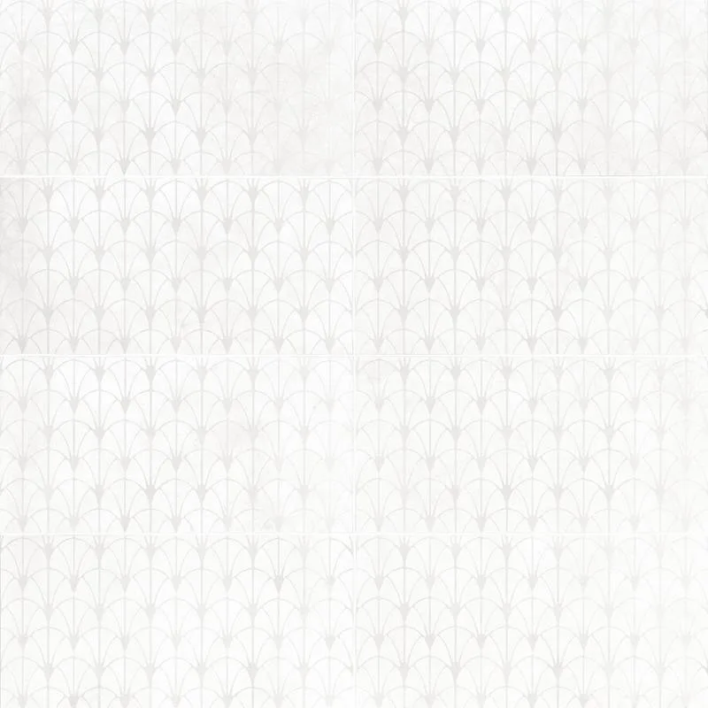 Wave Ice Mosaic Tile 12x24 and 12x12 honed porcelain in ice color for versatile flooring and wall applications