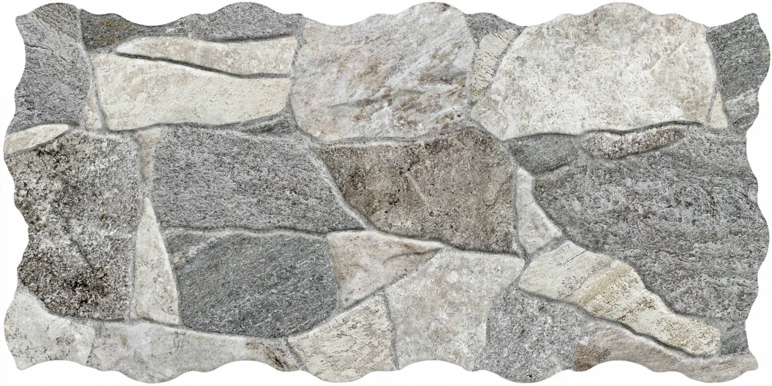 Belcaire Gris porcelain tile 9x18 gray finish, ideal for floor and wall applications