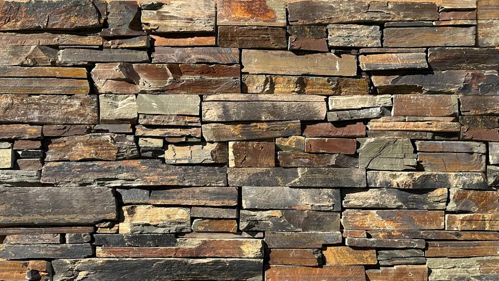 Natural Gold (2-Pc Dog Ear Corner) Natural Stone Ledger Panel