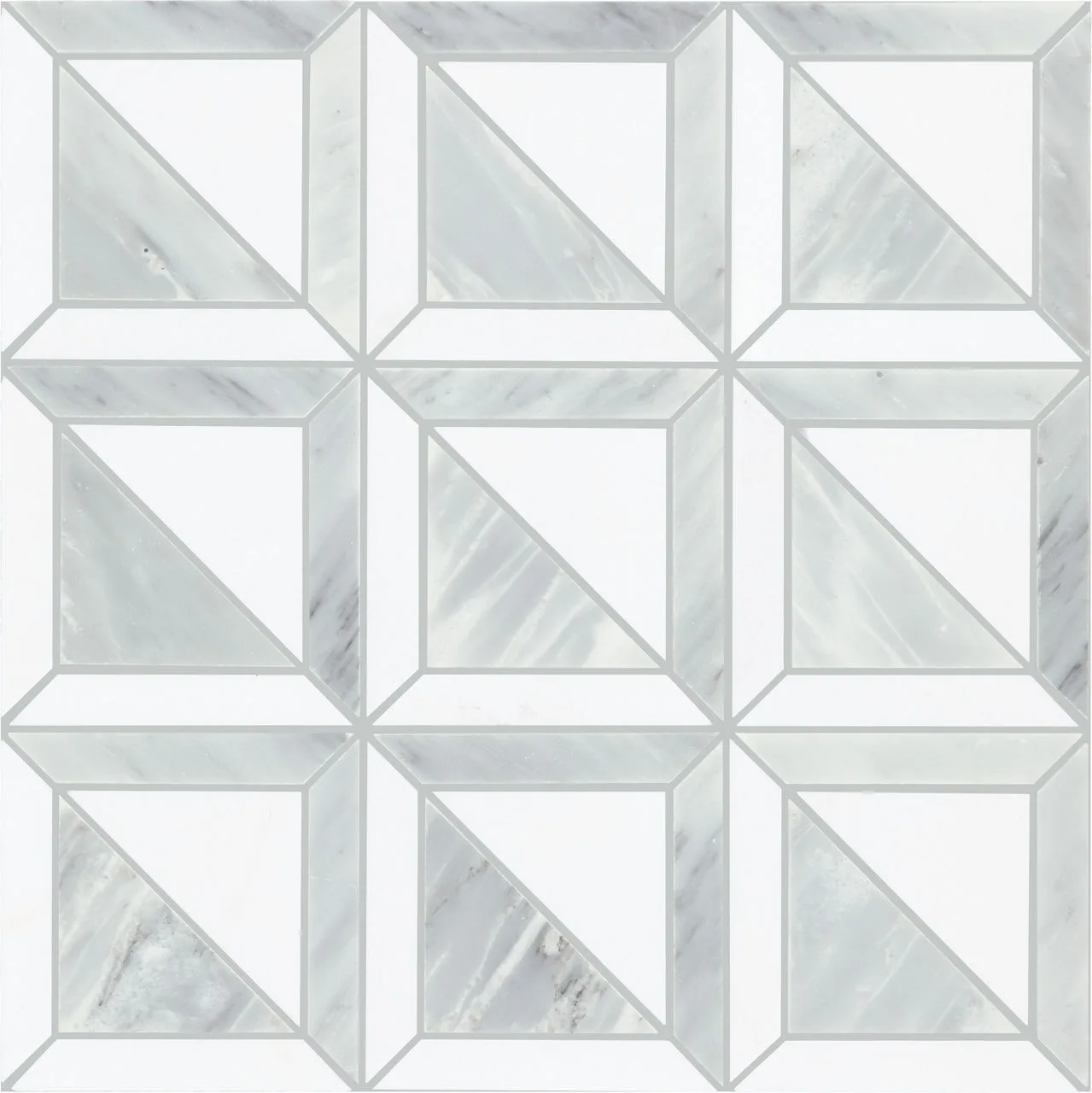 Daltile Gamma Mystic Blend Window, Polished Mosaic Tile