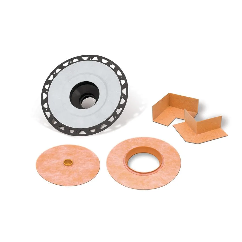 Schluter Kerdi-Drain 2 in. Outlet ABS Drain Flange KD2FLKABS